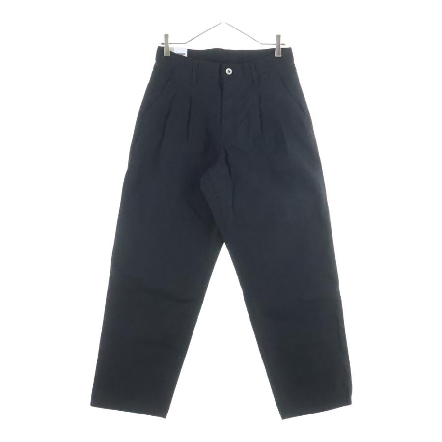 NEIGHBORHOOD 黒 スラックス NEIGHBORHOOD（ネイバーフッド） 25SS BAGGY SILHOUETTE TWO TUCK