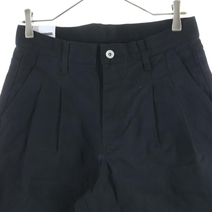 新品未使用 NEIGHBORHOOD クラシックチノ バギー ワイドパンツ 黒 NEIGHBORHOOD（ネイバーフッド） 25SS BAGGY SILHOUETTE TWO TUCK