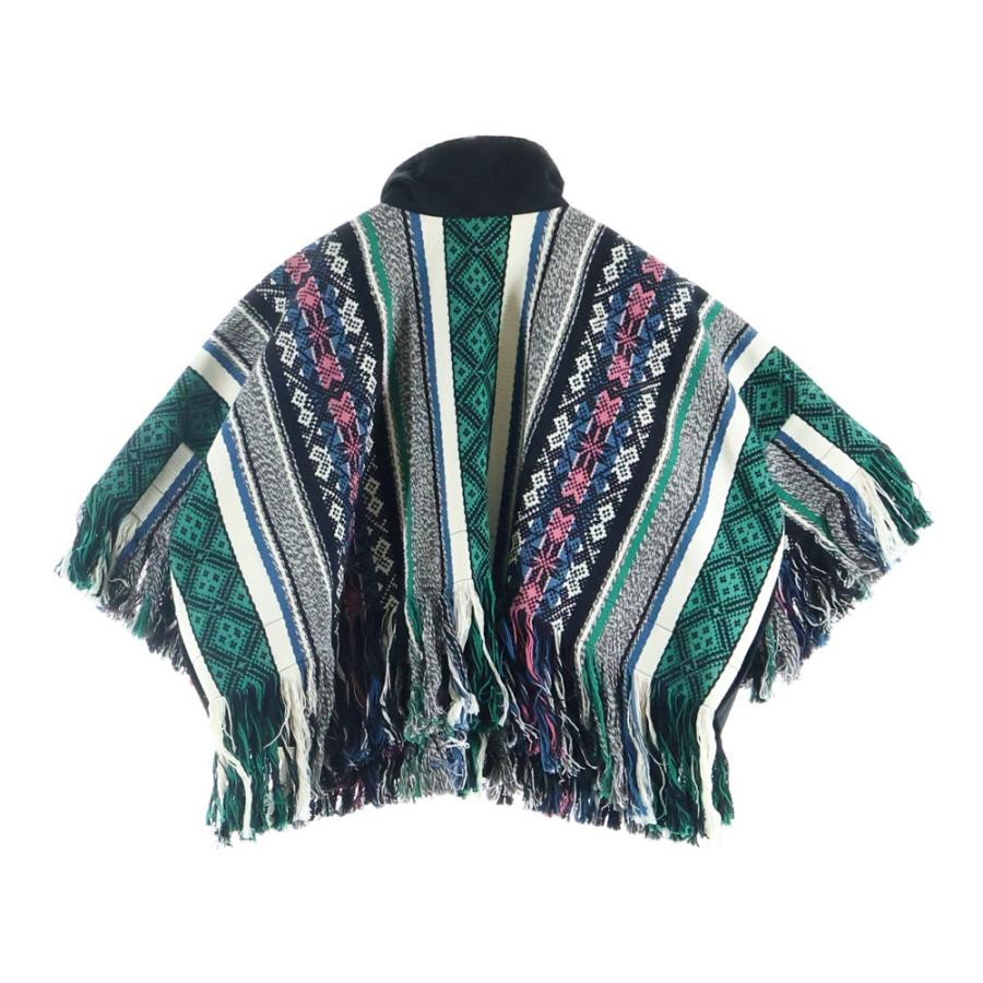 sacai（サカイ） 22SS Rug Jacquard Blouson ラグ ジャガード フリンジ