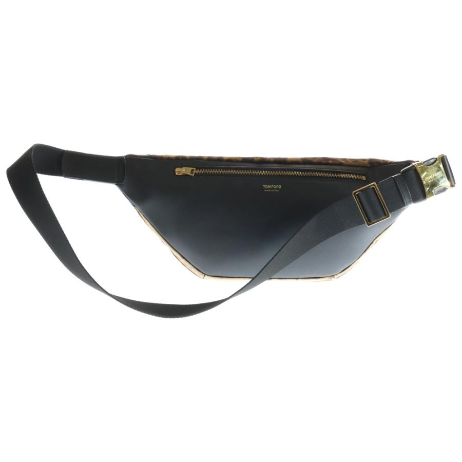 TOM FORD（トムフォード） ハラコ レオパード柄 レザー ワンショルダー
