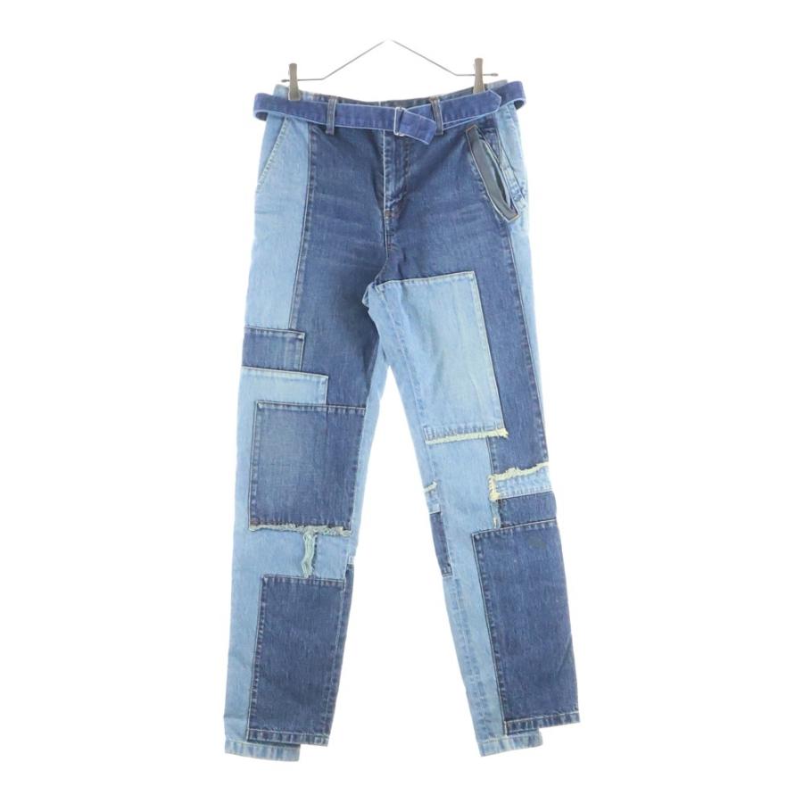 sacai 21ss パッチワークデニム sacai（サカイ） 21SS PATCH WORK DENIM PANTS パッチワーク マルチ