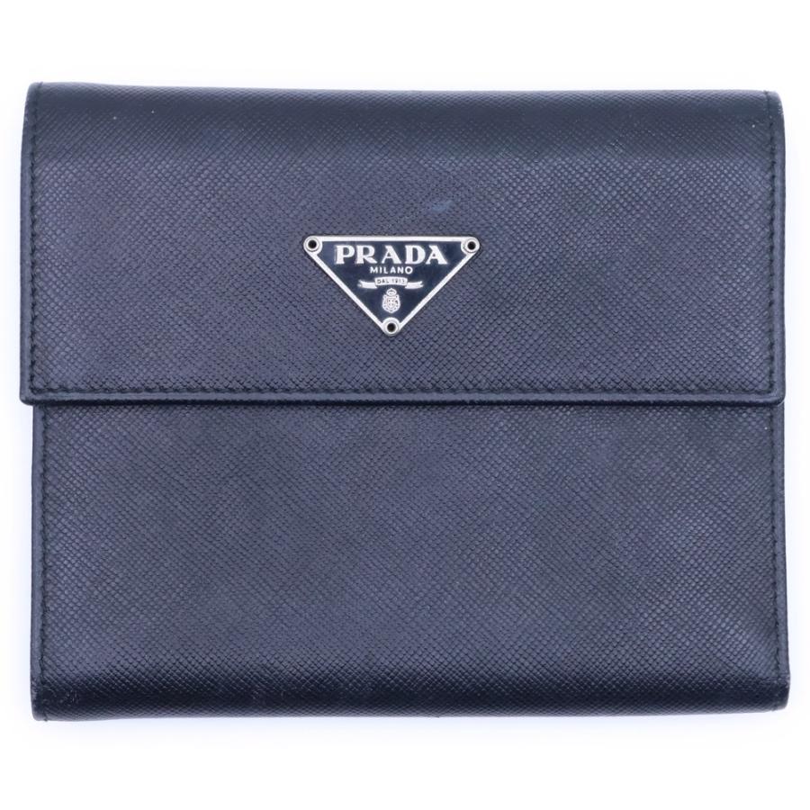 PRADA（プラダ） SAFFIANO サフィアーノ トライアングルロゴプレート