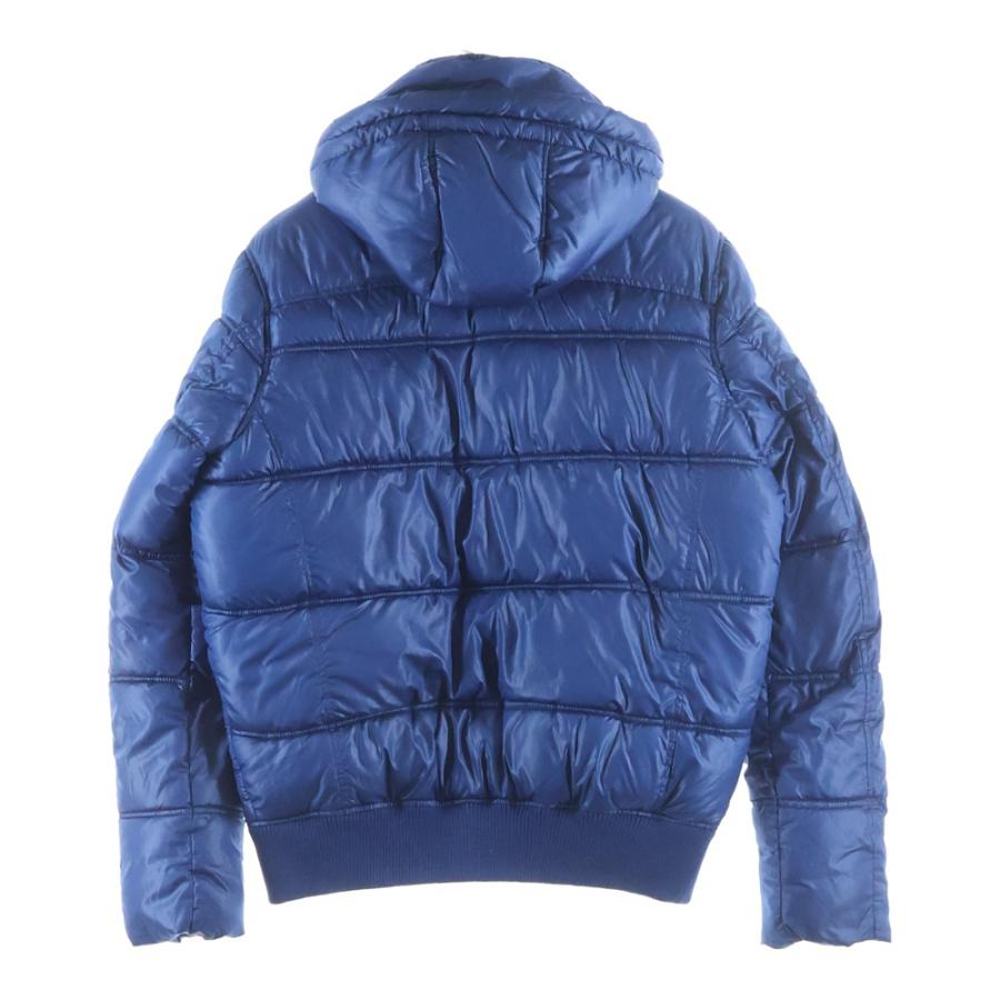 G-STAR RAW ジースターロウ ロゴレザーパッチ フーデッド中綿 