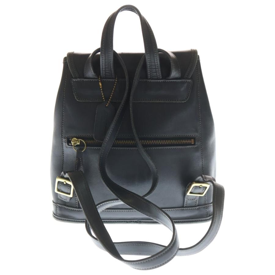 COACH コーチ レザーリュックサック ショルダーバック ブラック 9315