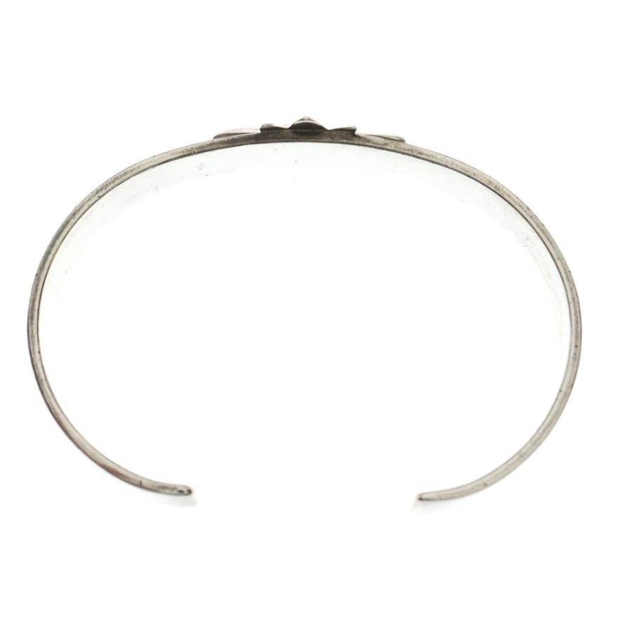 goro's（ゴローズ） GC-24付き平打ちバングル シルバー/ゴールド