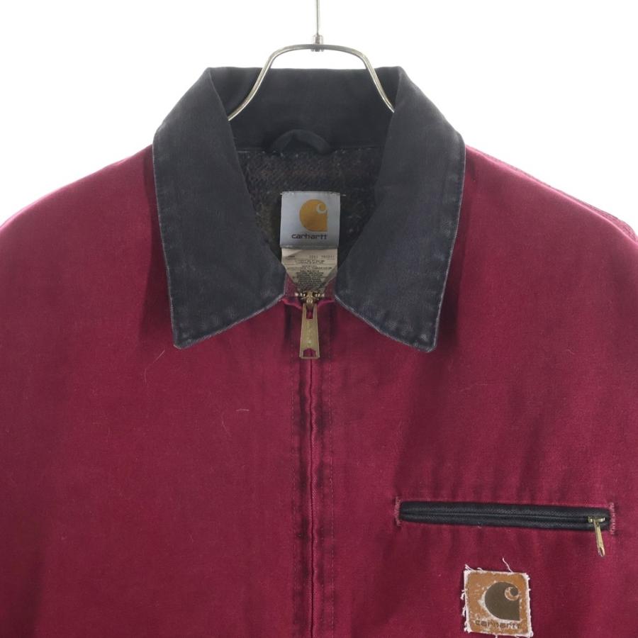 00s 希少 Carhartt クリムゾンレッド デトロイトジャケット USA製 Carhartt（カーハート） 00S VINTAGE ヴィンテージ DETROIT JACKET CRI