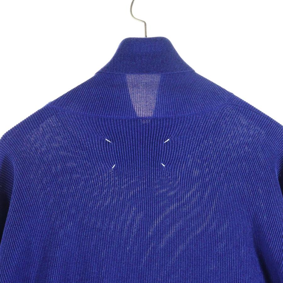 Maison Margiela メゾンマルジェラ 18SS エルボーパッチ タートルネックロングセーター ニット ブルー レディース S51HA0793 Maison Margiela（メゾンマルジェラ） 18SS エルボーパッチ