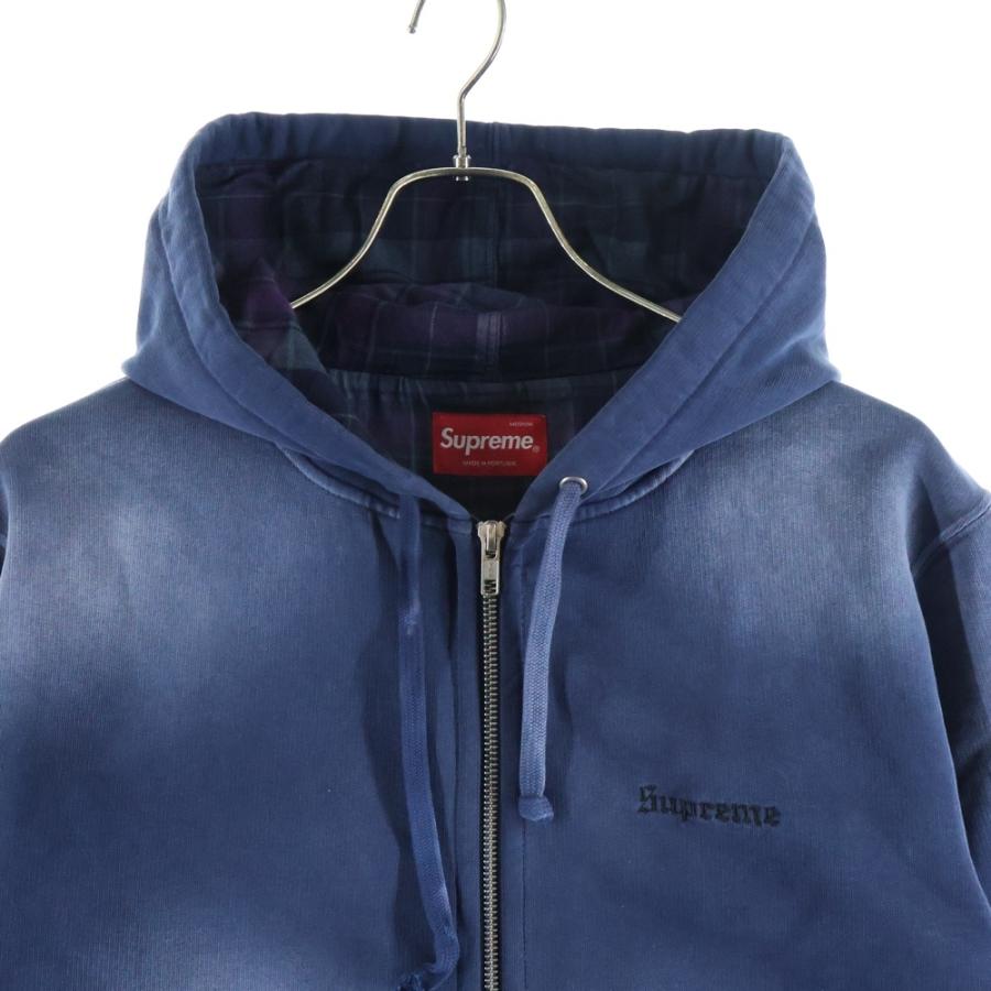 Supreme（シュプリーム） 18AW Bleached Zip Up Sweatshirt ブリーチド