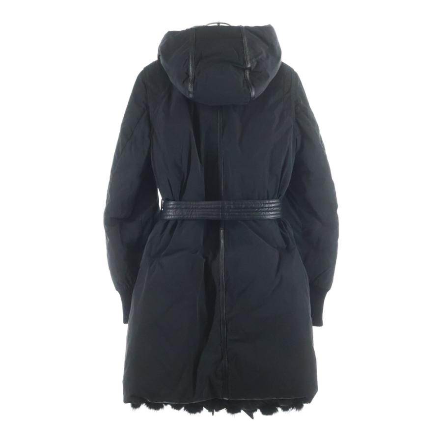 Max Mara スポーツマックス　ダウンコート　リアルファー　ブラック Max Mara（マックスマーラ） SPORTMAX スポーツマックス ファー