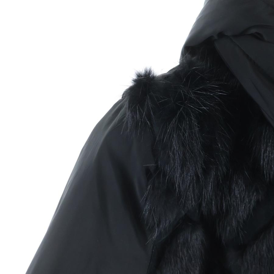 Max Mara スポーツマックス　ダウンコート　リアルファー　ブラック Max Mara（マックスマーラ） SPORTMAX スポーツマックス ファー