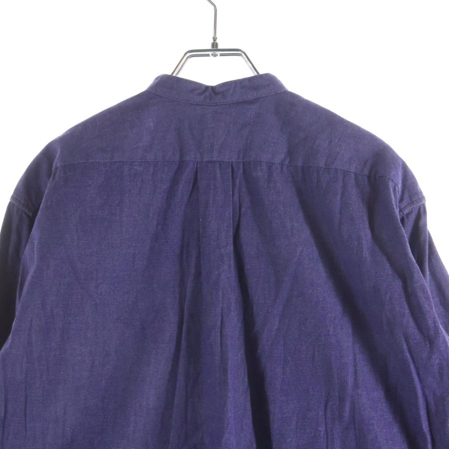 COMOLI（コモリ） 18AW バンドカラー プルオーバーカーゴシャツ