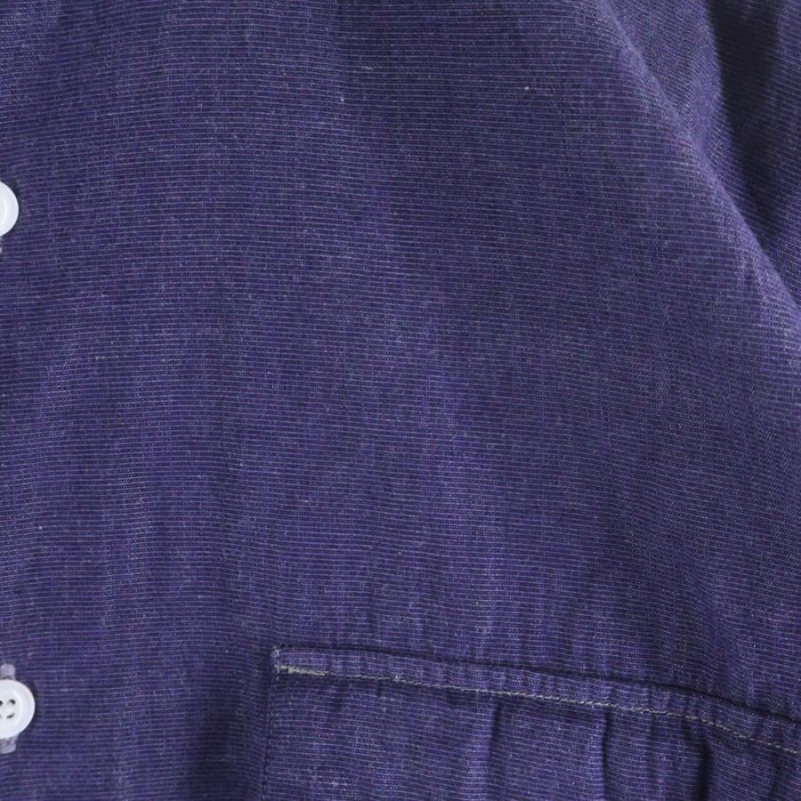 COMOLI（コモリ） 18AW バンドカラー プルオーバーカーゴシャツ