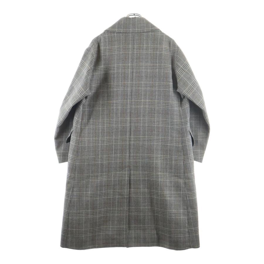AURALEE（オーラリー） 17AW DOUBLE FACE CHECK LONG COAT ダブル