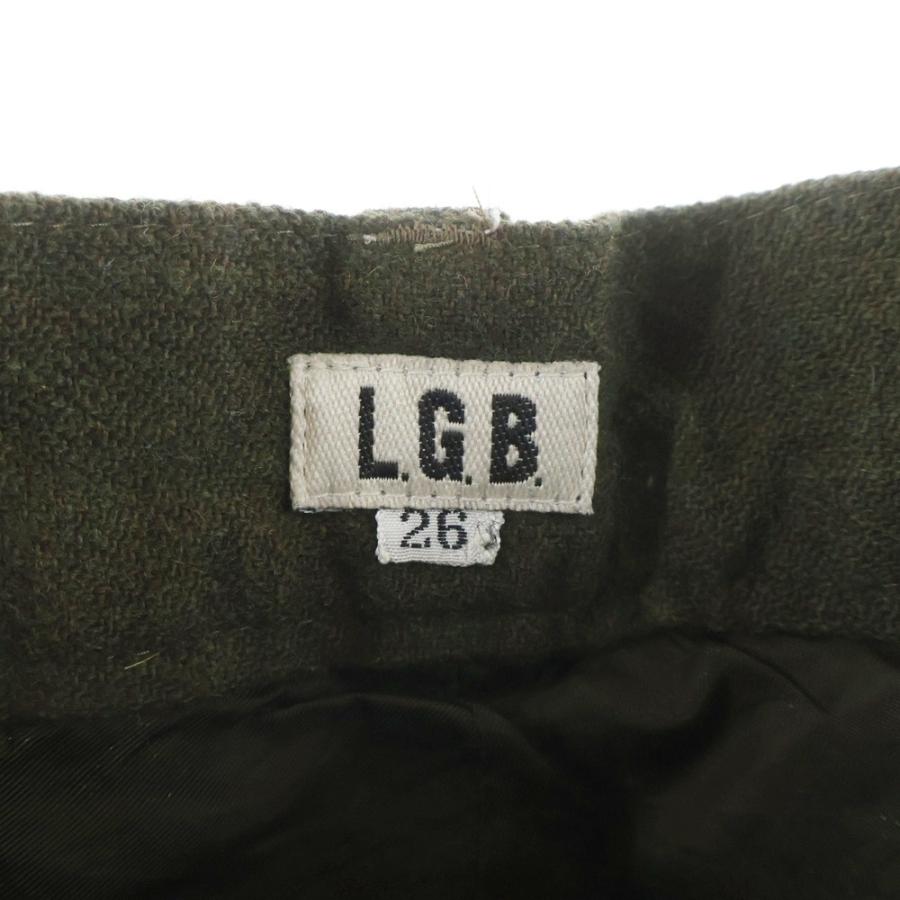 L.G.B.（ルグランブルー） バックポケットデザイン ダメージ加工 ロゴ