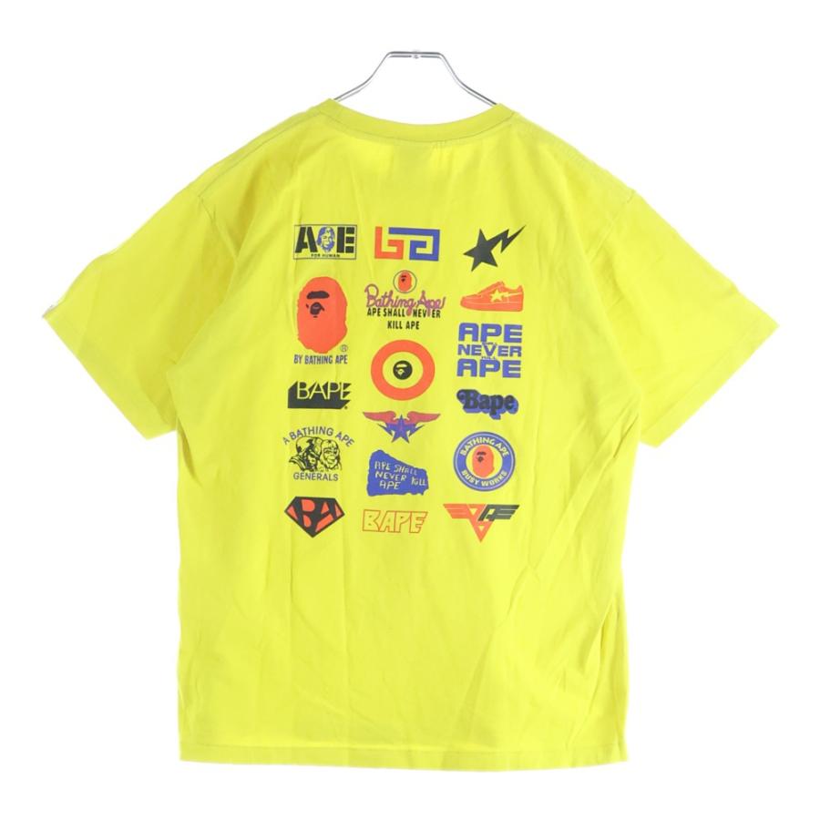 A BATHING APE（アベイシングエイプ） マルチロゴ プリント クルー