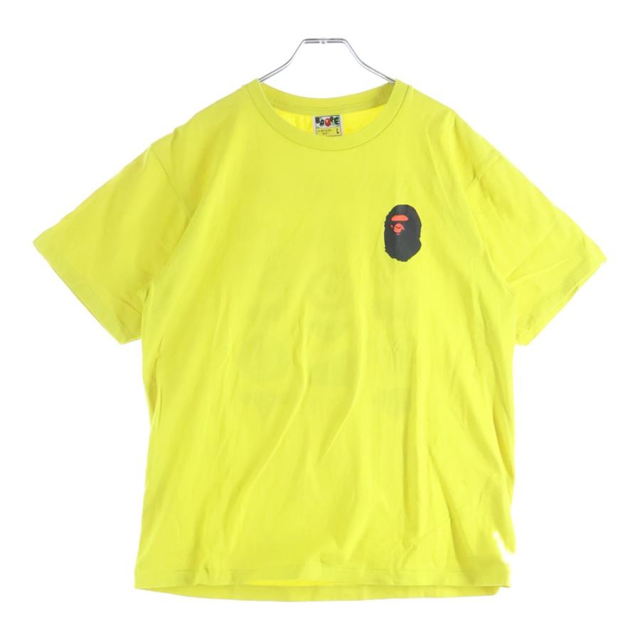 A BATHING APE（アベイシングエイプ） マルチロゴ プリント クルー 