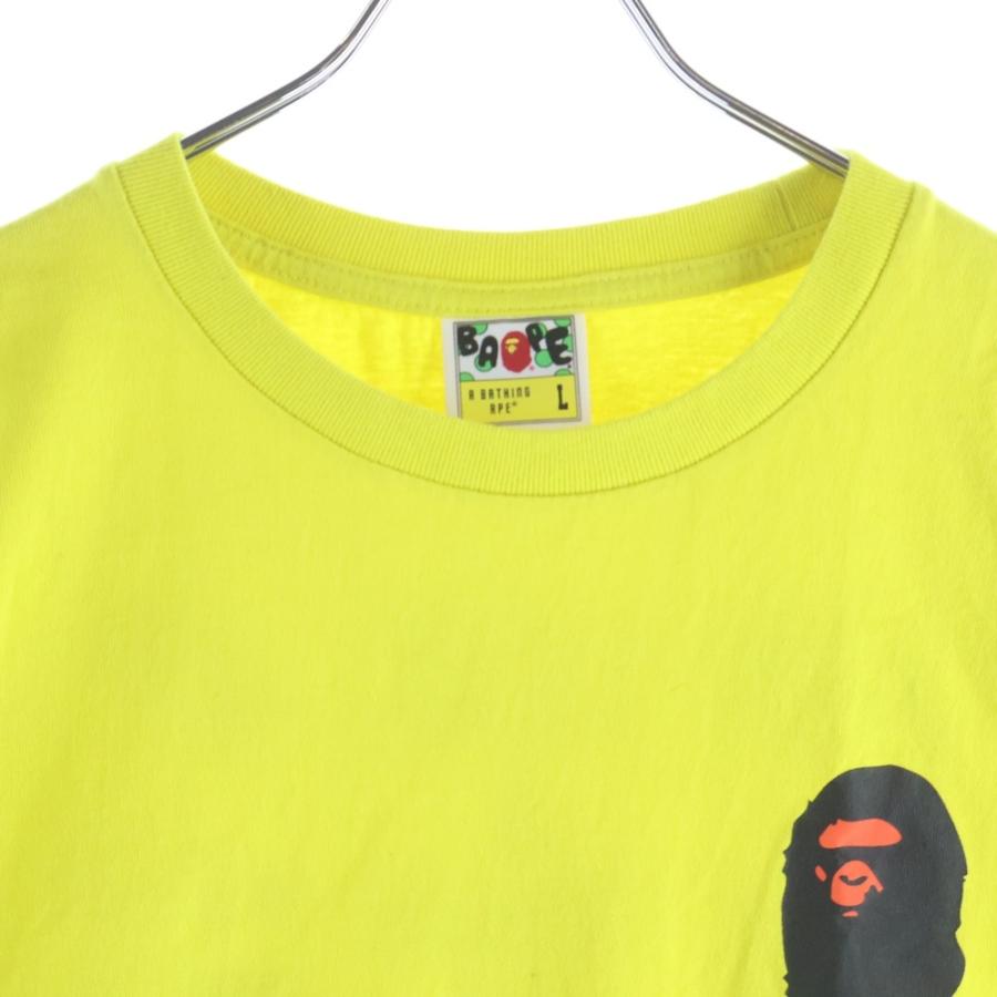 A BATHING APE（アベイシングエイプ） マルチロゴ プリント クルー