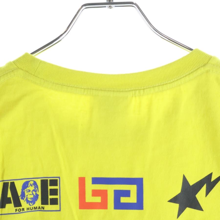 エ*プ様 a bathing ape Tシャツ★半袖3枚セット★エイプ2XL A BATHING APE（アベイシングエイプ） マルチロゴ プリント クルー