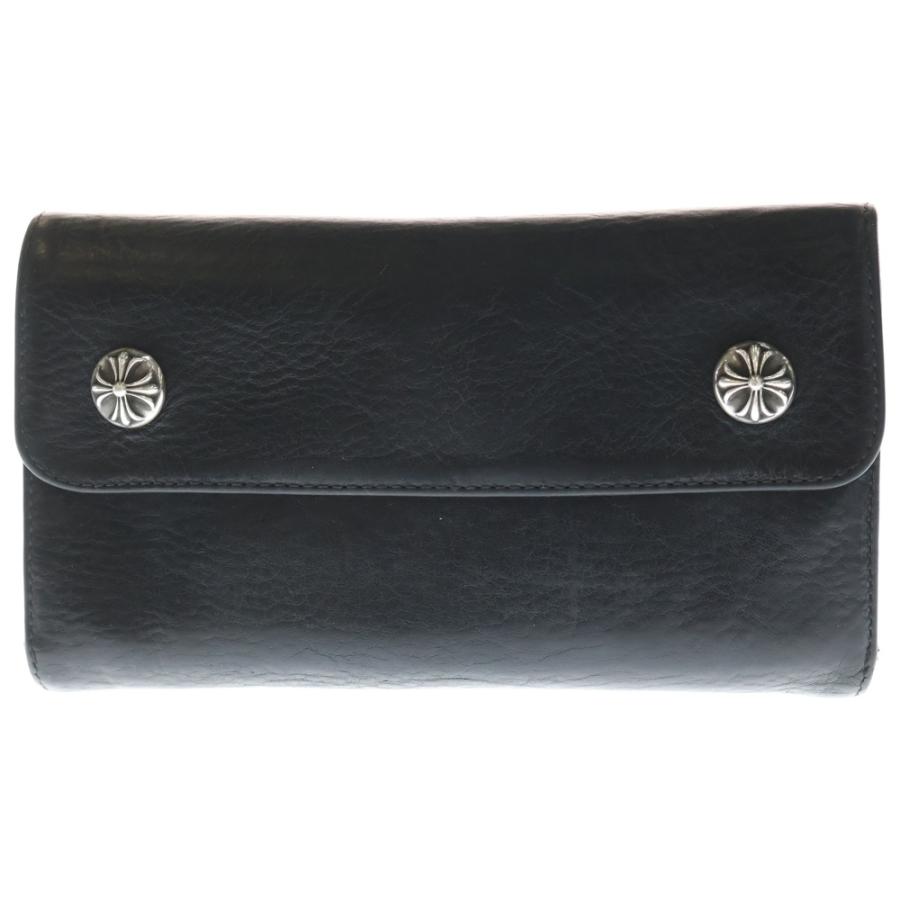 CHROME HEARTS（クロムハーツ） WAVE ウェーブ レザーウォレット 財布