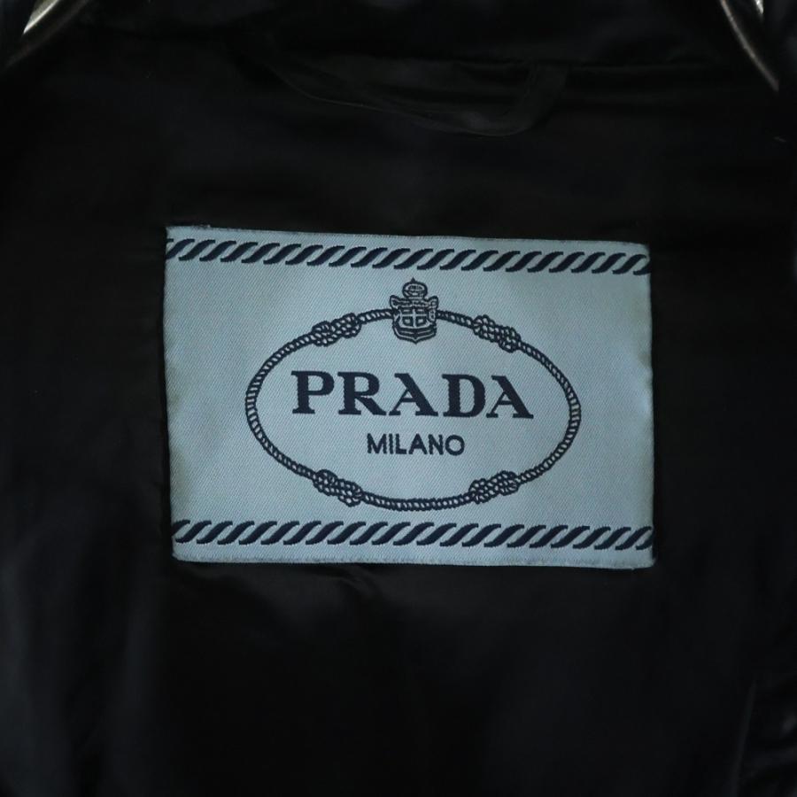 PRADA（プラダ） ロゴプレートデザイン マルチキルティング フーデッド