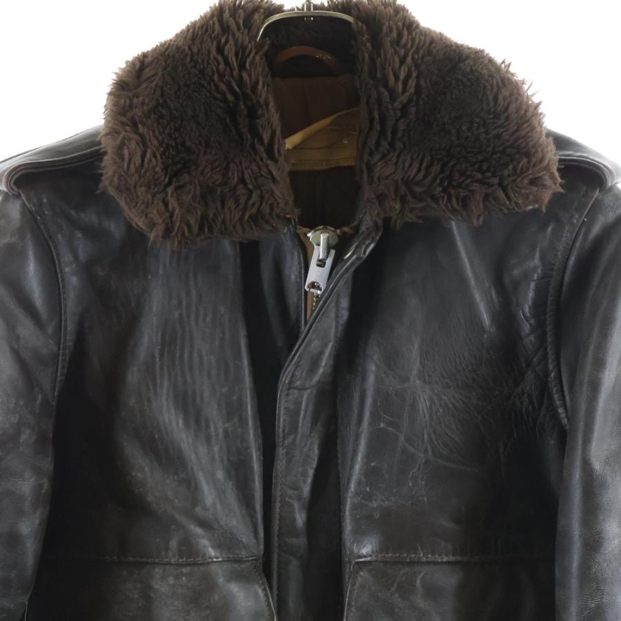 SCHOTT ショット 60-70S VINTAGE G-1 ヴィンテージ ボアカラー レザー