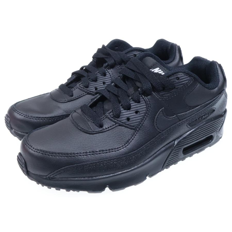 NIKE（ナイキ） GS AIR MAX 90 LTR TRIPLE BLACK エア マックス 90 LTR