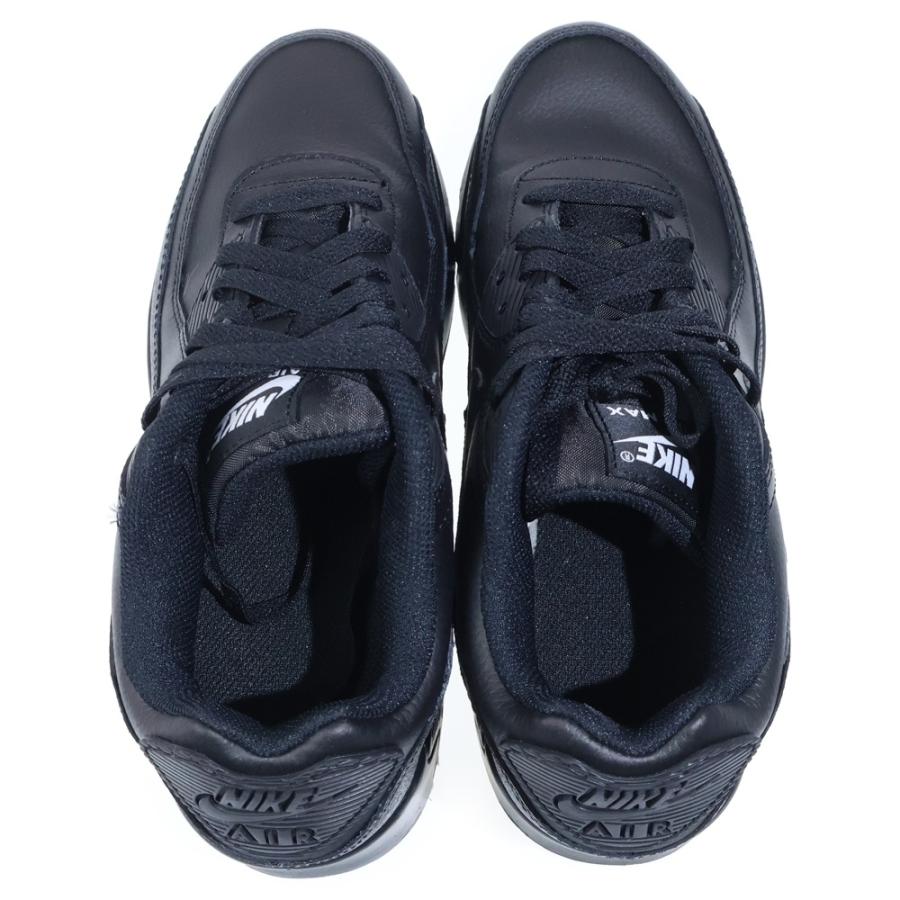 NIKE（ナイキ） GS AIR MAX 90 LTR TRIPLE BLACK エア マックス 90 LTR