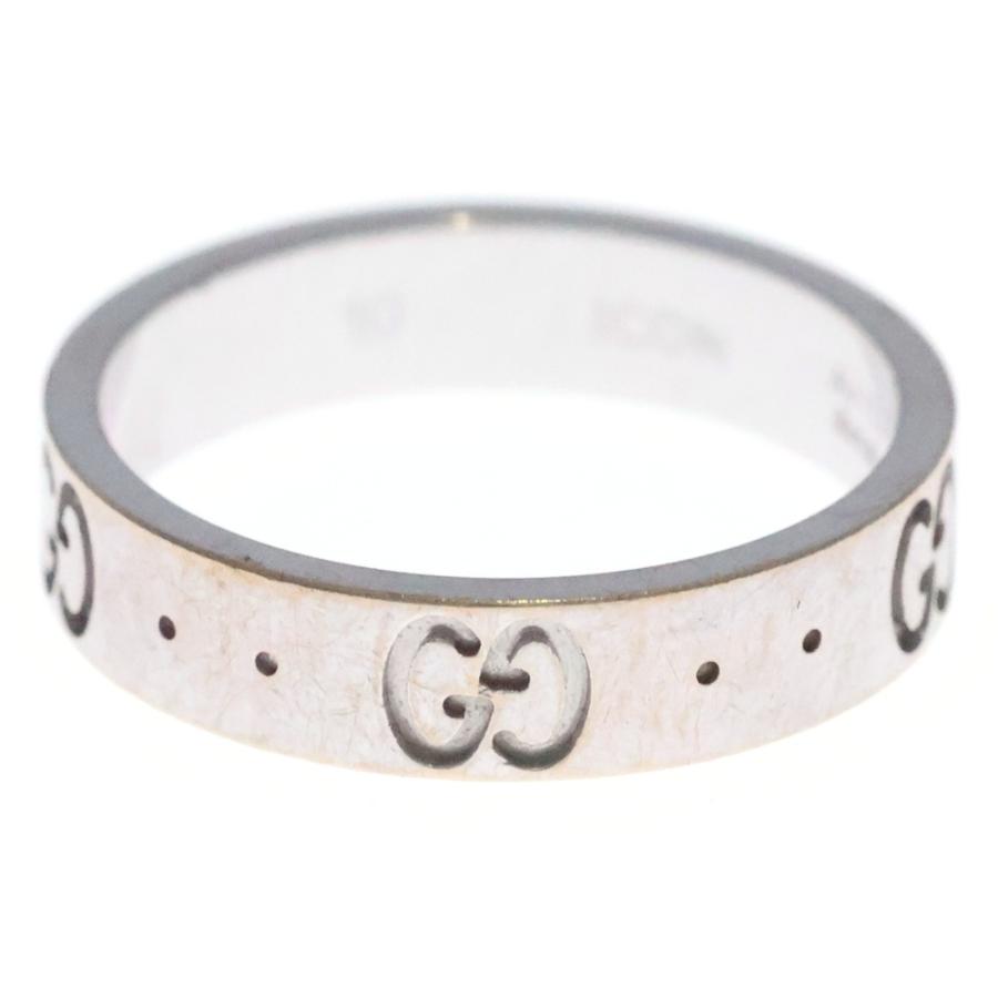 GUCCI（グッチ） アイコン インターロッキングG AU750 K18 WG スリム 