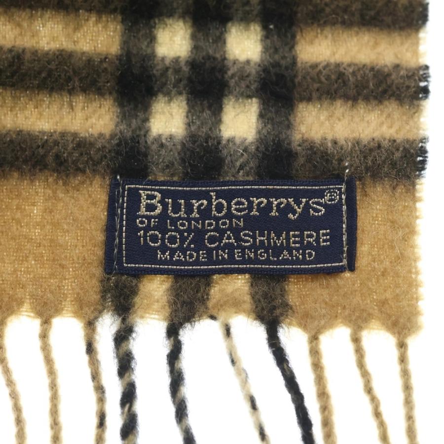 BURBERRY（バーバリー） カシミヤ ノヴァチェック フリンジマフラー