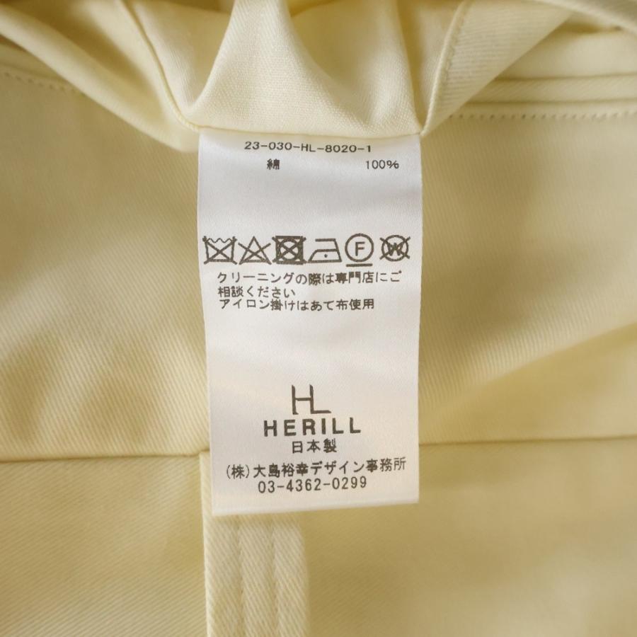 HERILL ヘリル Egyptiancotton Chinopants エジプティアンコットン