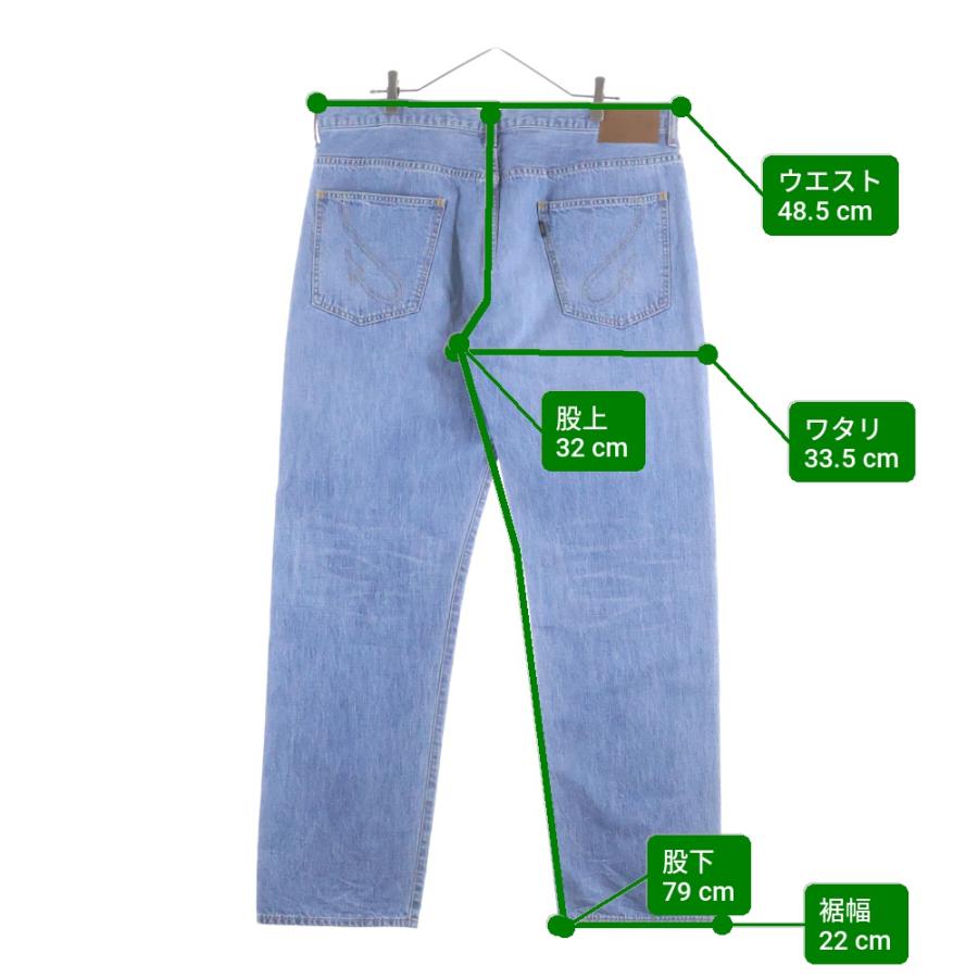 RATS（ラッツ） 25SS USED LIGHT DENIM PANTS ユーズド ライト デニム