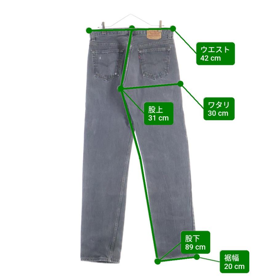 Levi's（リーバイス） 90S VINTAGE 501 先染めブラック スモールe