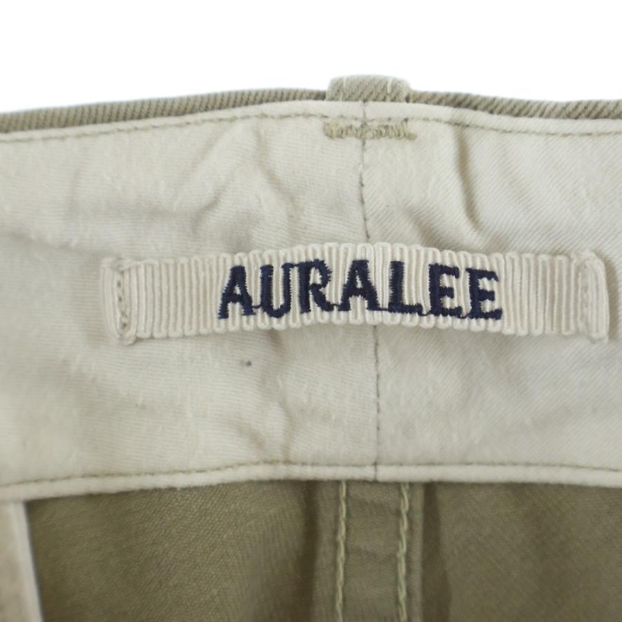 AURALEE（オーラリー） 18AW WASHED FINX CHINO WIDE PANTS ウォッシュ