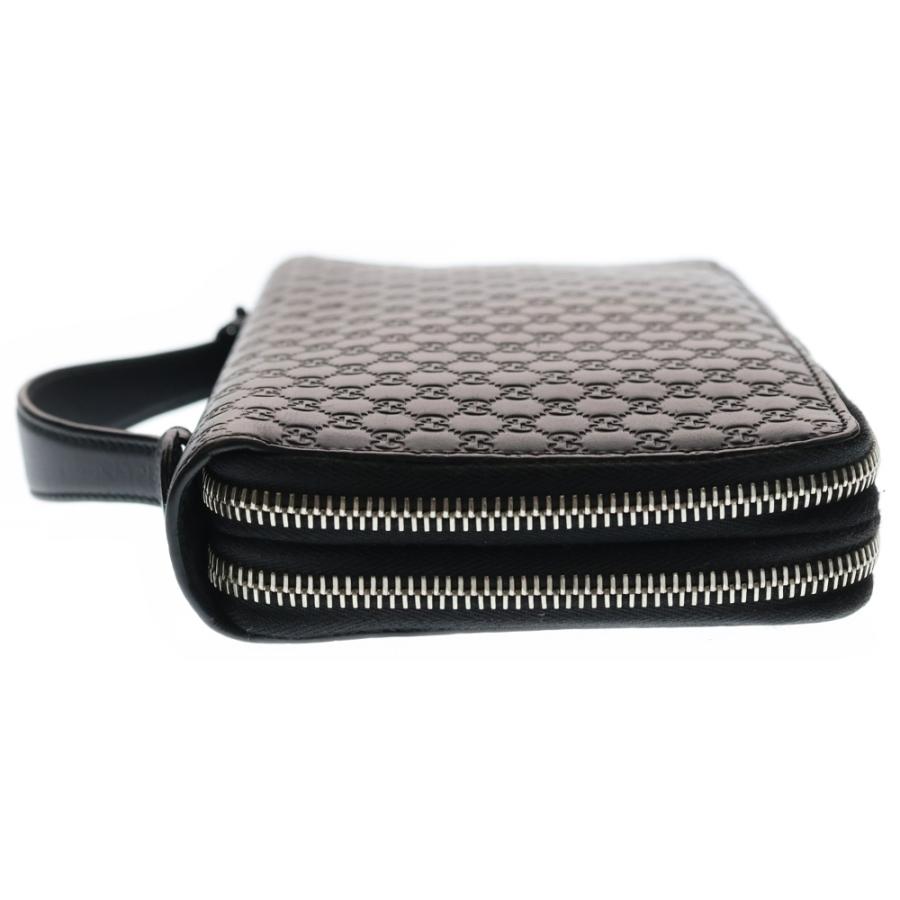 【美品】グッチ マイクロシマ トラベルケース オーガナイザー 長財布 グレー GUCCI（グッチ） マイクログッチシマ トラベルケース オーガナイザー