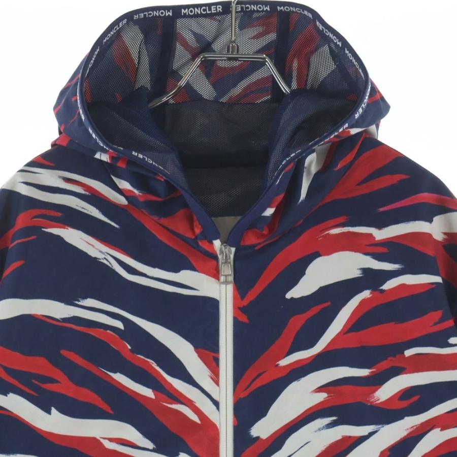 【確実正規・美品】 21SS モンクレール ナイロンジャケット chardon MONCLER（モンクレール） 21SS CHARDON ロゴパッチ 総柄 ナイロン