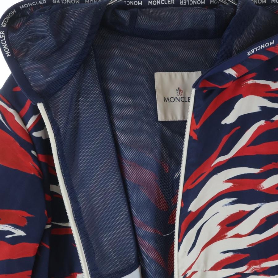 【確実正規・美品】 21SS モンクレール ナイロンジャケット chardon MONCLER（モンクレール） 21SS CHARDON ロゴパッチ 総柄 ナイロン