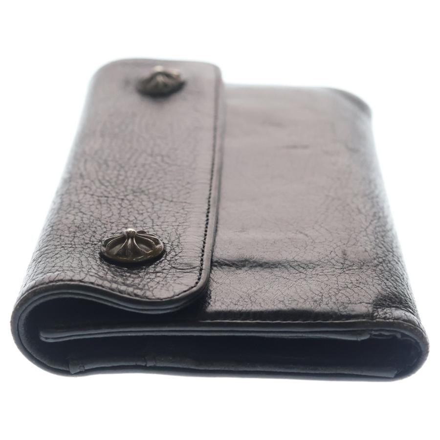 CHROME HEARTS（クロムハーツ） WAVE ウェーブ レザーウォレット 財布
