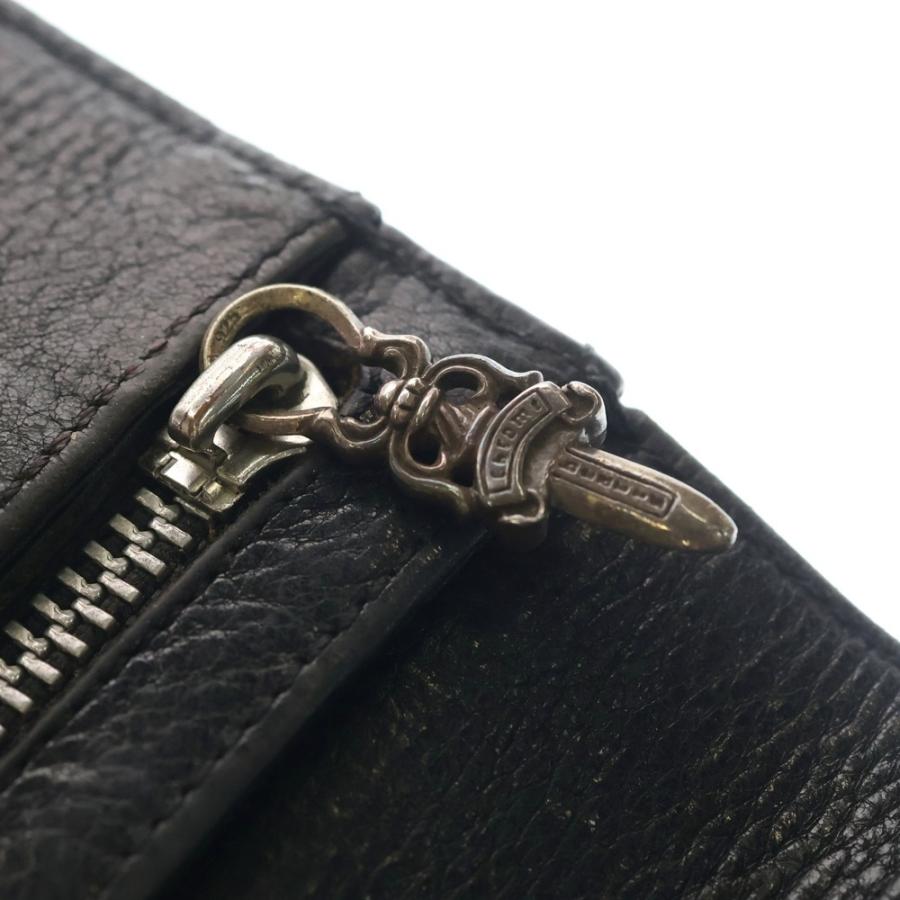 CHROME HEARTS（クロムハーツ） WAVE ウェーブ レザーウォレット 財布