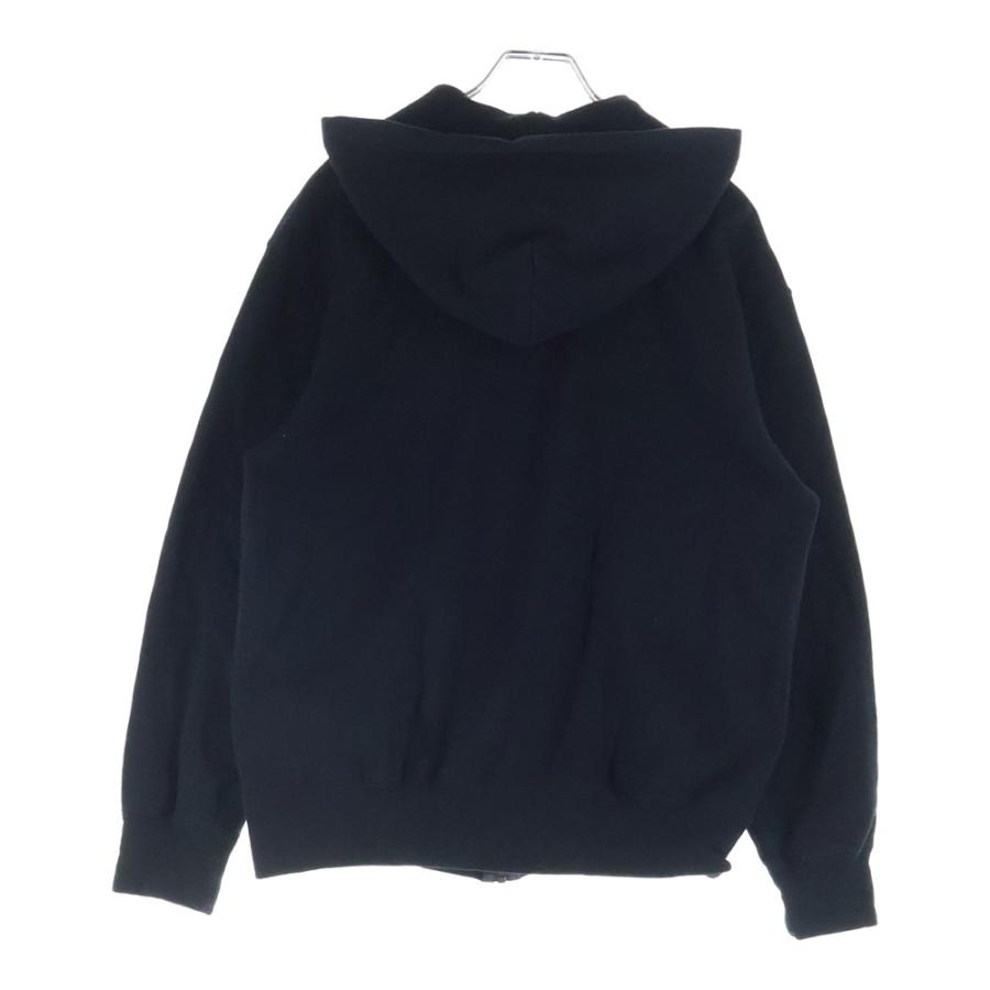 プレイコムデギャルソン AD2020/07 Double Red Heart Hoodie ダブルハートワッペン ジップアップパーカー フーディー ブラック AZ-T294_1