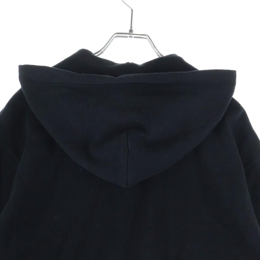 プレイコムデギャルソン AD2020/07 Double Red Heart Hoodie ダブルハートワッペン ジップアップパーカー フーディー ブラック AZ-T294_3