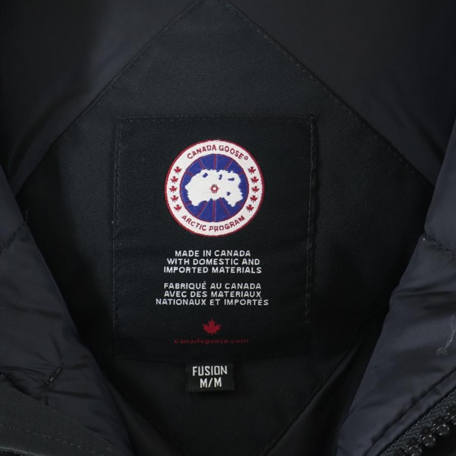 CANADA GOOSE カナダグース CHATEAU PARKA シャトー パーカー ファー付き フーデッド ジップアップ ダウンジャケット ブラック 3426MA_4