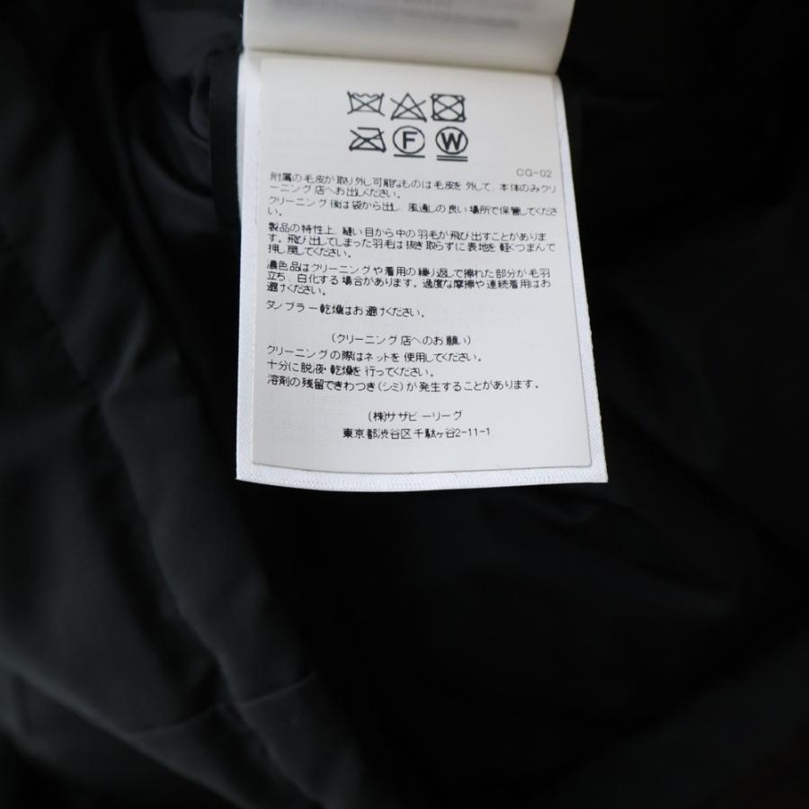 CANADA GOOSE カナダグース CHATEAU PARKA シャトー パーカー ファー付き フーデッド ジップアップ ダウンジャケット ブラック 3426MA_8
