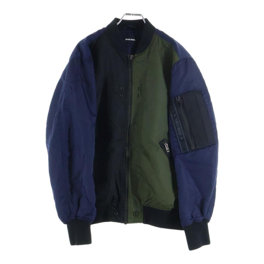 DIESEL（ディーゼル） MA-1 ナイロン ジップアップブルゾン ジャケット