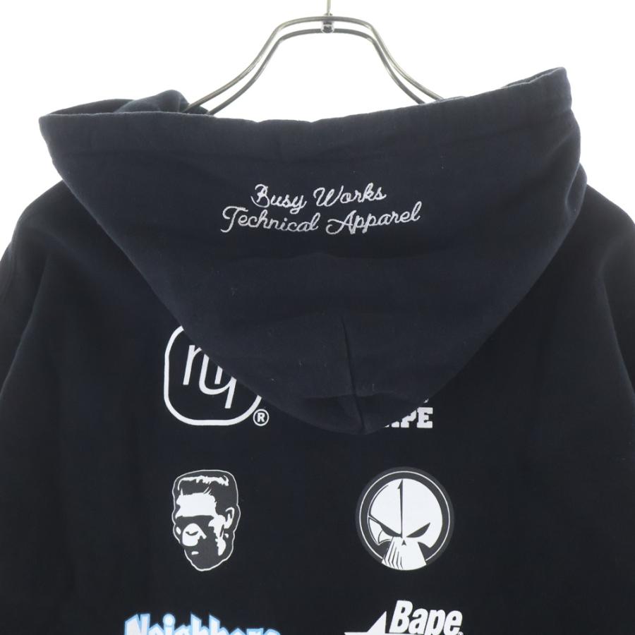 アベイシングエイプ ×NEIGHBORHOOD ネイバーフッド 両面プリント プル 