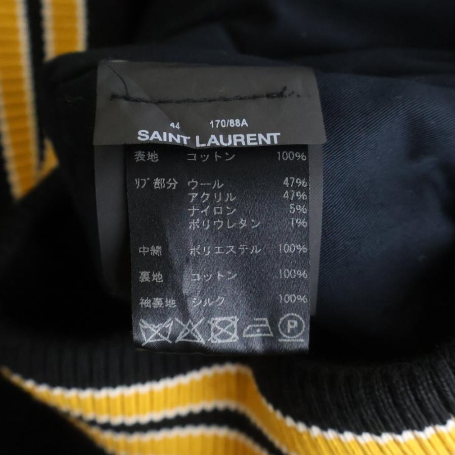 サンローランパリ 17AW フロント刺繍 コーデュロイ スタジアム