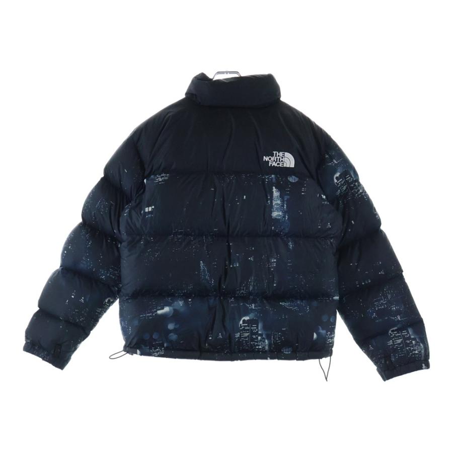 ザノースフェイス 18AW ×エクストラバター ナイトクロウラーズ ヌプシ ジップアップダウンジャケット ネイビー NF0A47CUの画像