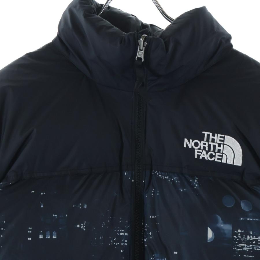ザノースフェイス 18AW ×エクストラバター ナイトクロウラーズ ヌプシ ジップアップダウンジャケット ネイビー NF0A47CUの画像