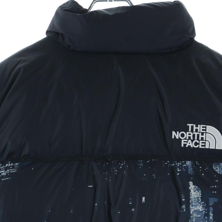 ザノースフェイス 18AW ×エクストラバター ナイトクロウラーズ ヌプシ ジップアップダウンジャケット ネイビー NF0A47CUの画像