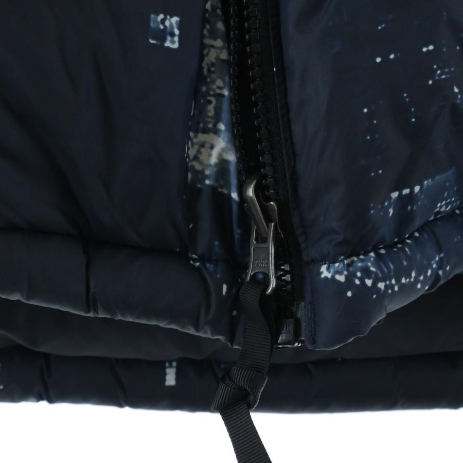 ザノースフェイス 18AW ×エクストラバター ナイトクロウラーズ ヌプシ ジップアップダウンジャケット ネイビー NF0A47CUの画像
