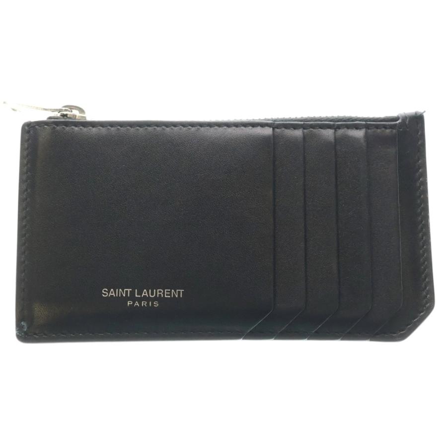 SAINT LAURENT PARIS サンローランパリ フロントロゴ レザー